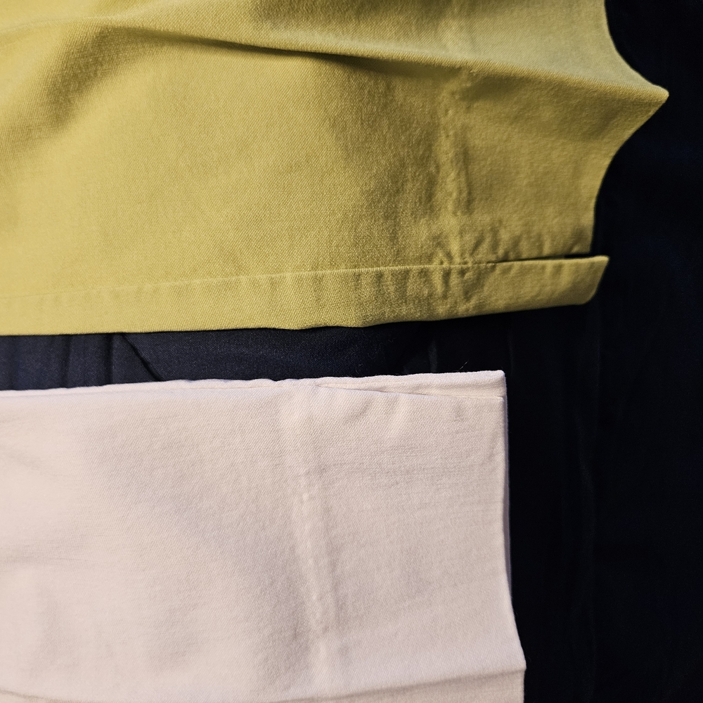Christopher & Banks White and Yellow Capris - Picture 2 of 11